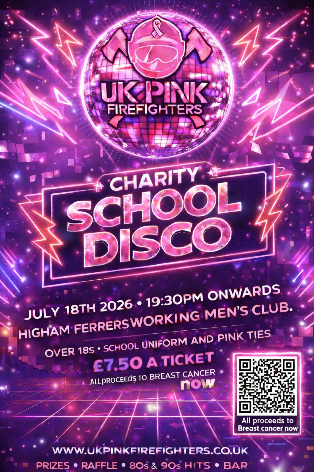 Charity School Disco – Grown Ups Edition